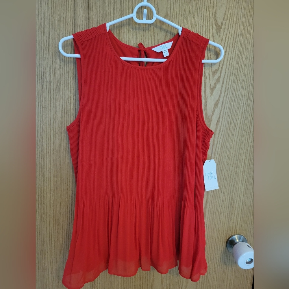 Pleated Tank Top